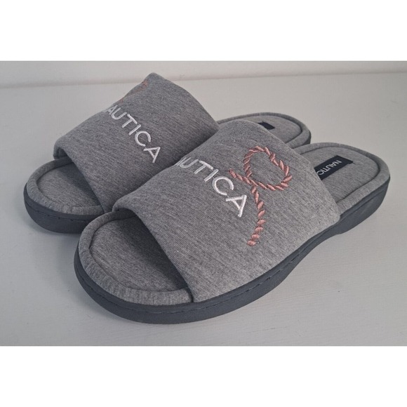 Nautica Shoes - Nautica Eldridge Valentine Mule Slippers US Women's Size 7-8 Gray Open Toe